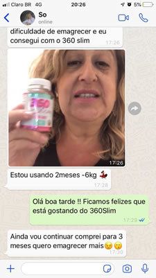 Depoimento do 360 Slim Caps