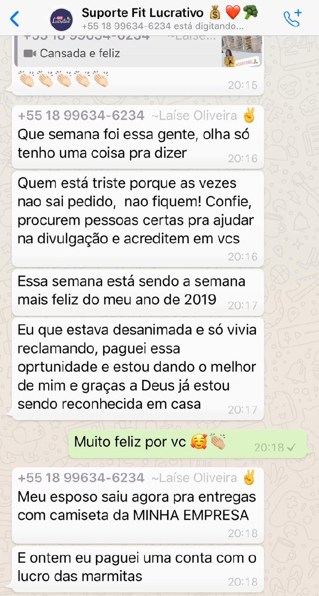 Depoimento Fit Lucrativo