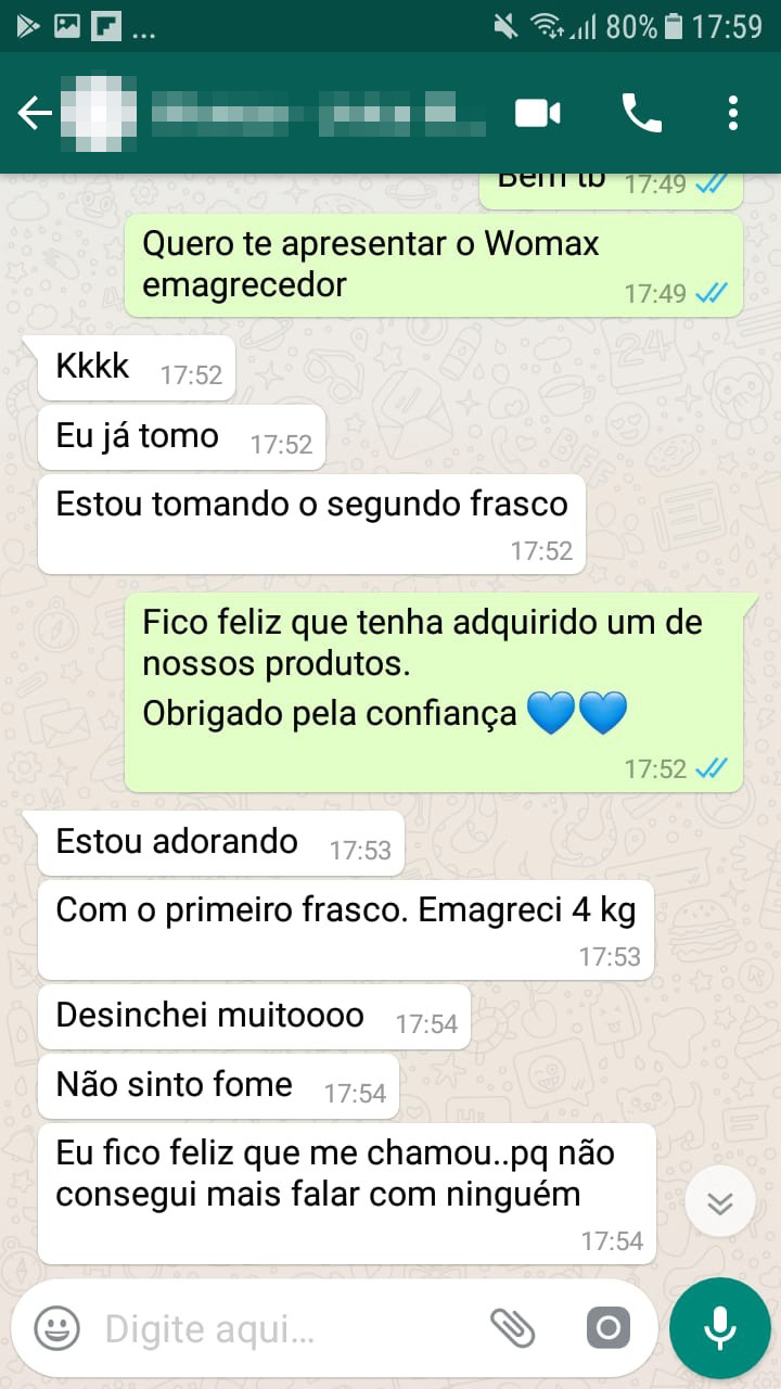 womax plus depoimento